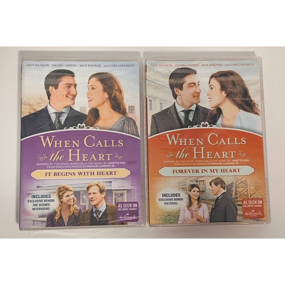 *SEALED* New When Calls The Heart Season 3 Movies 1 & 4 Hallmark Channel Romance